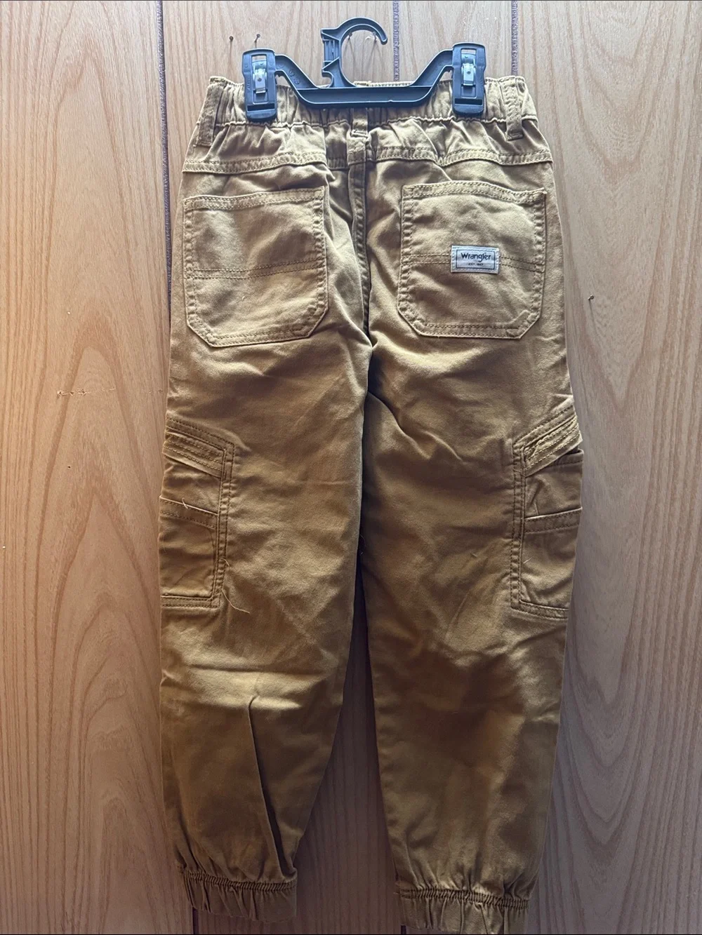 Wrangler Kids Gamer Cargo Joggers -‎ Mustard Brown
